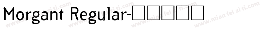 Morgant Regular字体转换